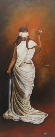 "Gerechtigkeit" 170 x 70 cm